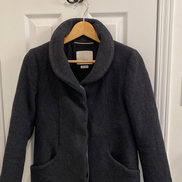 Wilfred Cashmere & Wool Blend Coat in Dark Grey, XS - Picture 6 of 11